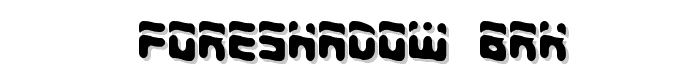 Foreshadow BRK font